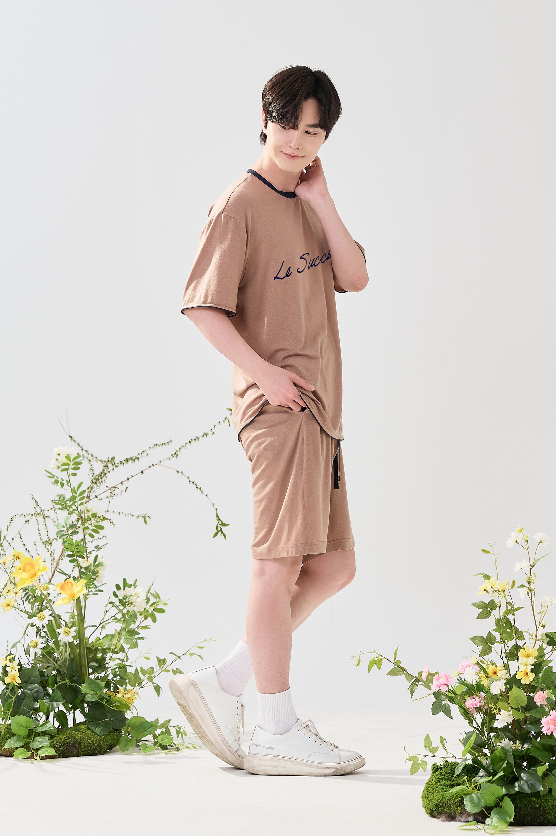 모달 라인 포인트 셋업 라이트 브라운
