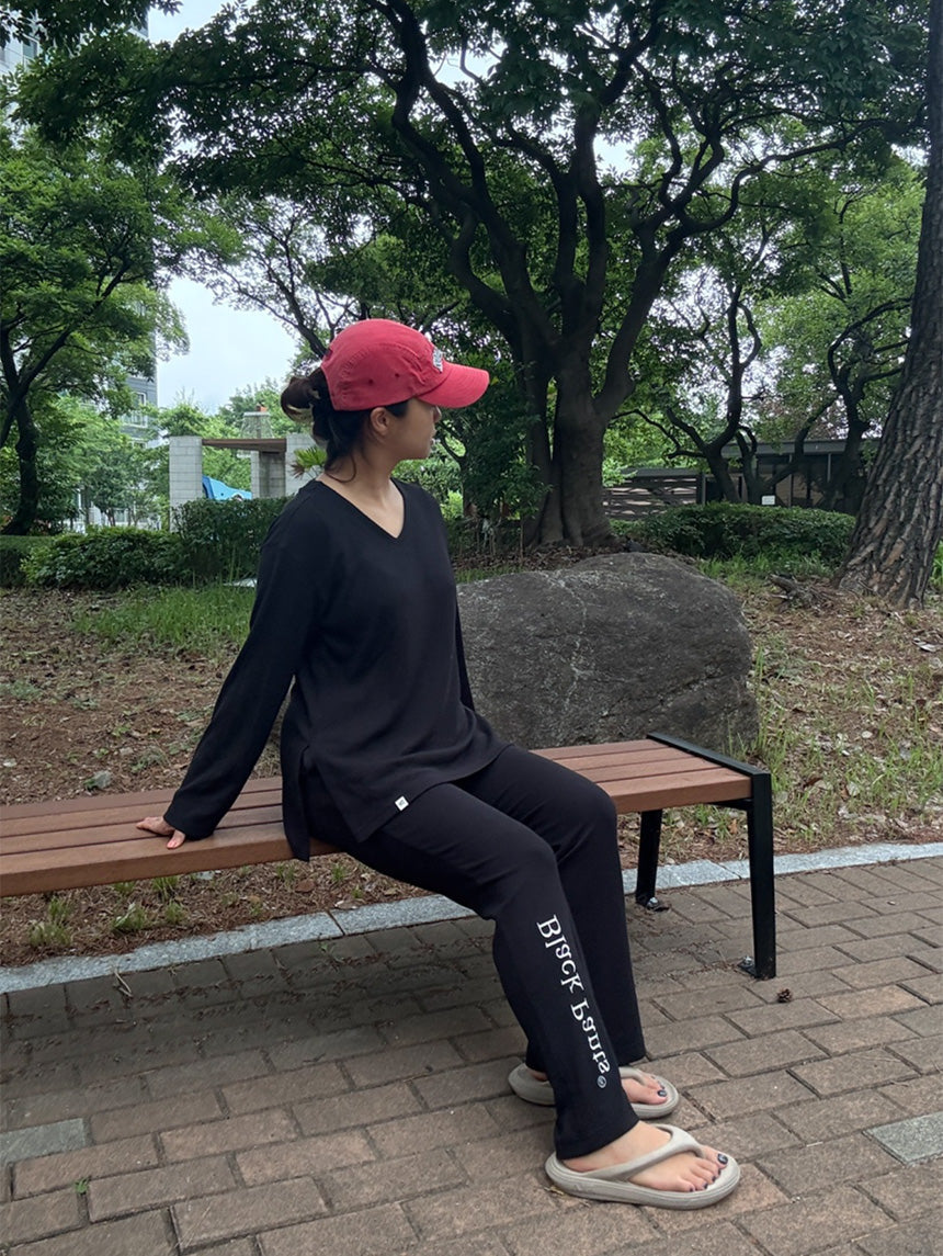 [Naver blog_유니스맘] 플레어 핏 원마일웨어 셋업