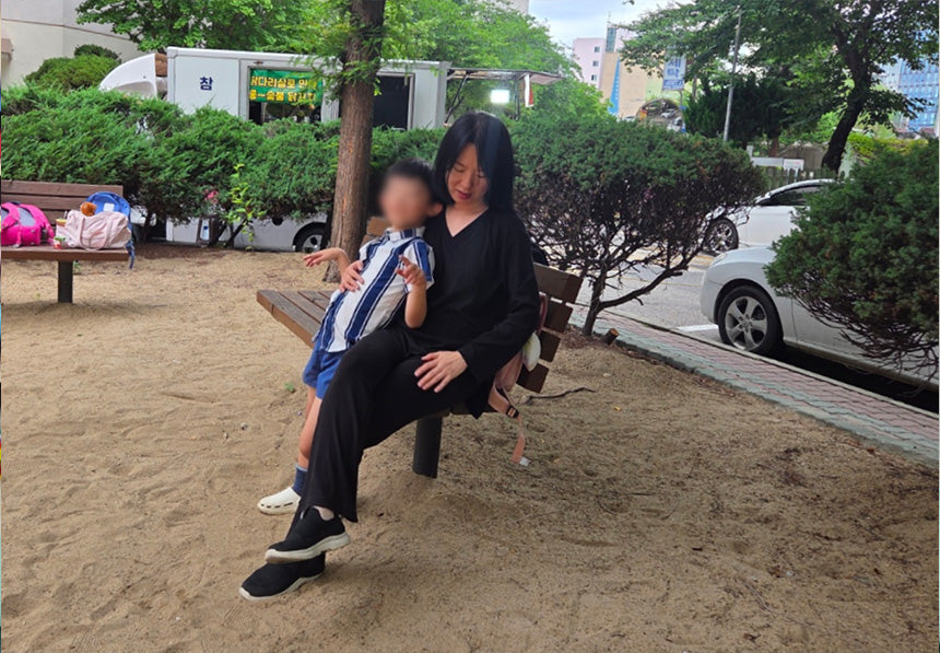 [Naver blog_윤율맘] 플레어 핏 원마일웨어 셋업