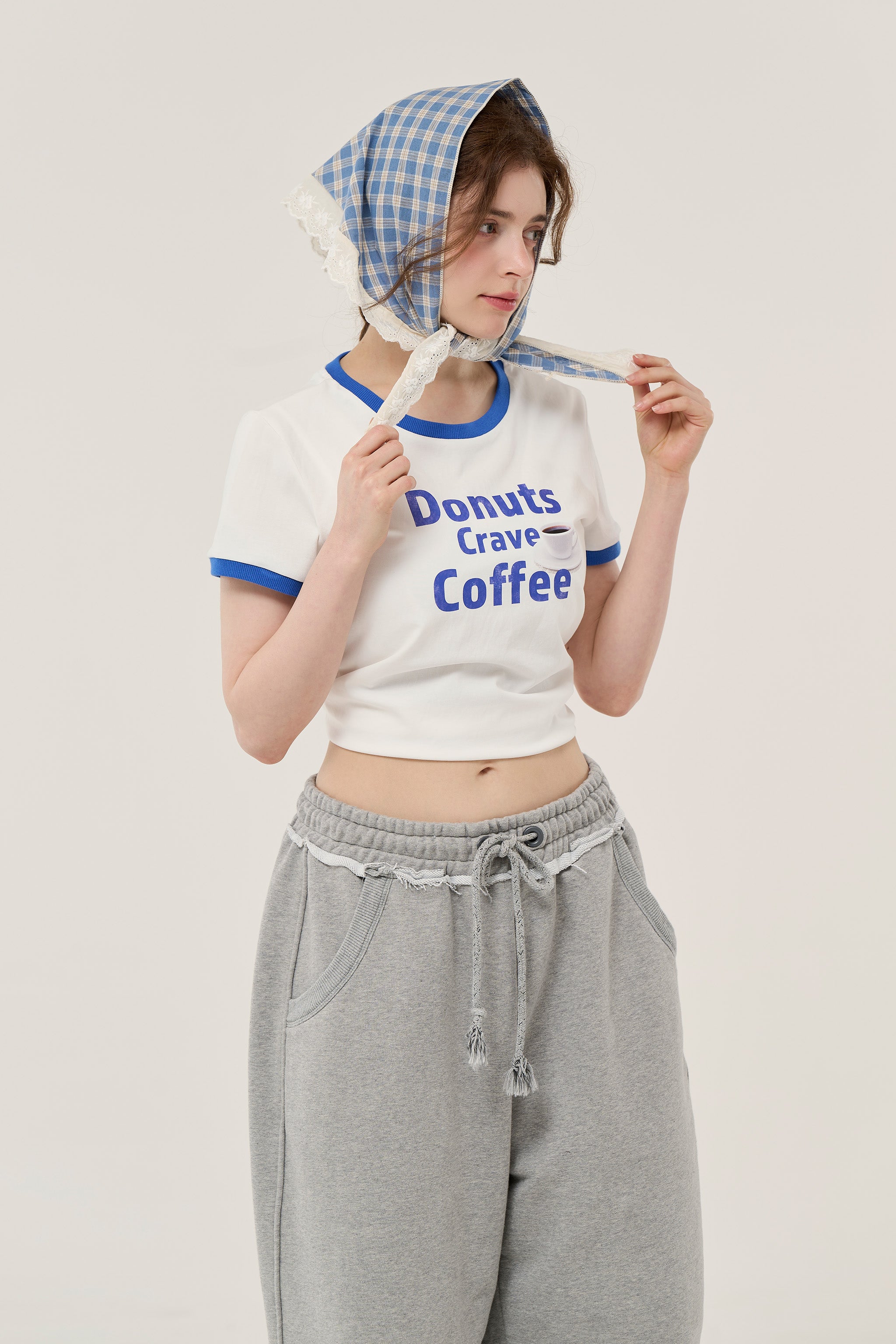 [40%] 루이나 컷-오프 롱팬츠 그레이