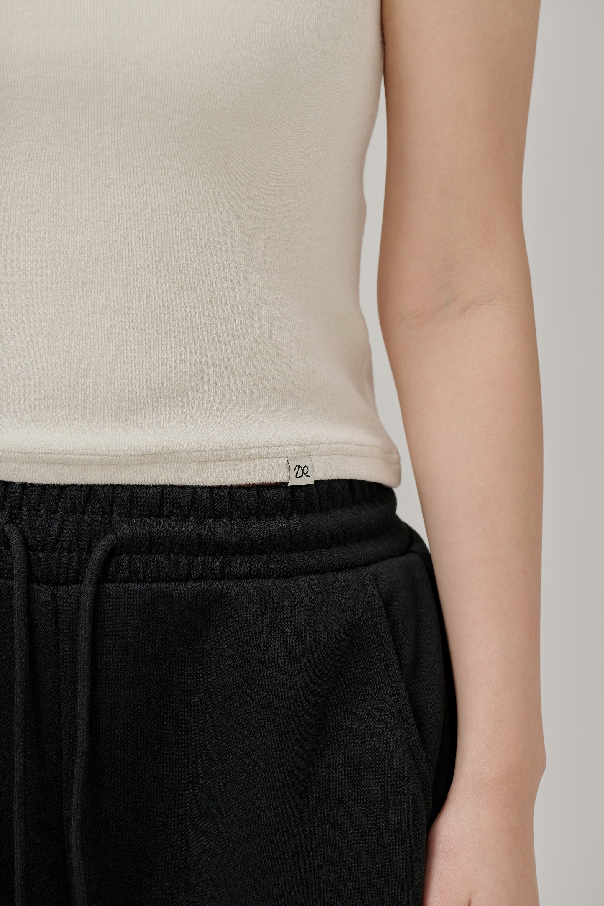 Sustainable Warm Tension Sleeveless Top Ivory