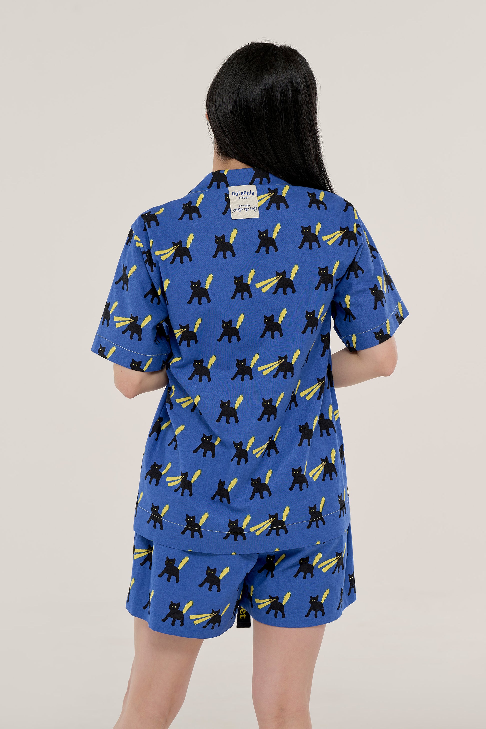 네온캣 잠옷 Neon Cat Pajama Set-up (W)